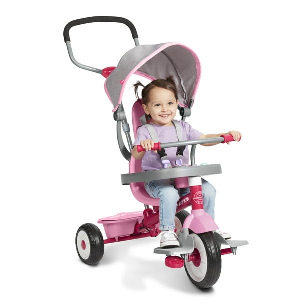 Versatile 4-in-1 Stroll N Trike with Activity Tray for Daycare