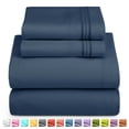 thumbnail image 1 of Juego de sábanas individuales, sábanas suaves para cama individual, sábanas y fundas de almohada de microfibra refrescante, juego de 3 sábanas individuales., 1 of 7