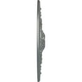 thumbnail image 4 of 37 1/2"OD x 3 3/8"P Naple Ceiling Medallion (Fits Canopies up to 3 3/8"), Hand-Painted Platinum, 4 of 5
