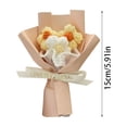 thumbnail image 4 of Love Eternally Handmade Yarn Flower Bouquet 6 Inch Knitted Floral for Mother's Day Teachers' Day Gift & Home Decor, Long-Lasting Keepsake Floral Arrangement, 4 of 4