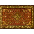 thumbnail image 1 of Ahgly Company Indoor Rectangle Persian Yellow Traditional Area Rugs, 7' x 9', 1 of 4