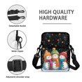 thumbnail image 7 of POLERO Shoulder Satchel Bags Snowman Starry Winter Print Zipper Crossbody Bag for Travel, Polyester Lightweight Crossbody Purse, 7 of 7