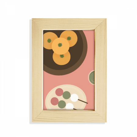 Snack Rectangle Frame Local Japanese Food Snack Desktop Display Photo Frame Picture Art ...