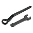 thumbnail image 4 of Uxcell 2 Pcs 27mm Offset Box End Ring Type Wrench Single Open End Spanner High Carbon Steel for Automotive Repair, 4 of 6