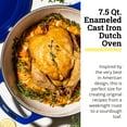 thumbnail image 2 of Lodge USA Enamel Dutch Oven, 7.5 qt., Blue, 2 of 7