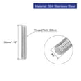 thumbnail image 2 of Unique Bargains Lot de 16 M5 x 30mm Pas 0.8mm Acier Inoxydable 304 Tige Entièrement Filetée, 2 of 6