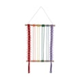 thumbnail image 1 of Tapiz de pared de macramé tejido para dormitorio, sala de estar, ventana color arcoiris, 1 of 9