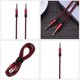 thumbnail image 4 of 1,5 m macho de 3,5 mm a macho de 3,5 mm Cable de audio de tejido AUX Cable auxiliar (rojo), 4 of 8