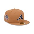 thumbnail image 1 of Men's New Era Brown Atlanta Braves Colour Pack 59FIFTY Fitted Hat, 1 of 7