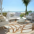 thumbnail image 6 of Addison Rugs Chantille Indoor/Outdoor Transitional Floral Paprika Washable Round Rug, 8' x 8', 6 of 6