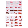 thumbnail image 4 of Torre rosa Montessori Toys Kghios, escalera marrón y varillas rojas largas, 4 of 6