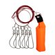 thumbnail image 4 of Clip para encordar la pesca, soporte para pesca, encordador para kayak, candado vivo para pesca grande naranja 5m, 4 of 9