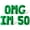 Green, variant on Letter Balloons - OMG IM 50 16" Inch Alphabet Letters Foil Mylar Balloon 50th Birthday Party Banner (Green)