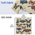 thumbnail image 6 of GZHJMY Butterfly Set Latin Print Cloth Napkin Kitchen Dining Table Collection Festive Holiday Seasonal Spring Summer Gift 6 Pack 20" × 20", 6 of 6