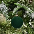thumbnail image 4 of Christmas Tree Ornaments Velvet Balls 12Pcs Flocked Hanging Decorations Shatterproof Retro Bulbs Set for Xmas Tree Wreath Garland Holiday Party Home Decor Winter Festive Supplies 2.36Inch, 4 of 6