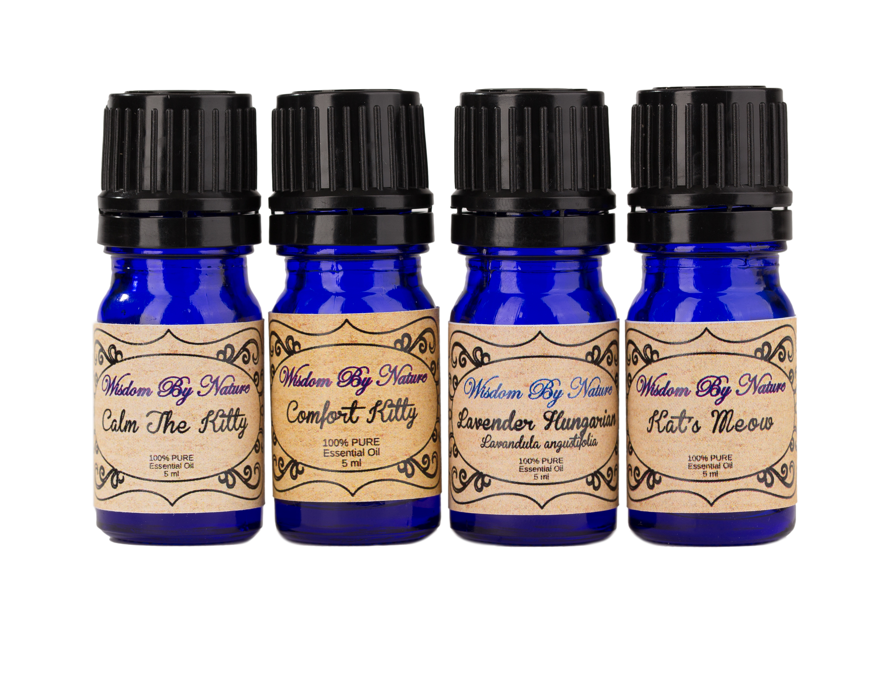 Cat HighQuality Set of Essential Oils 3 x 0.16 Oz Calm The Kitty