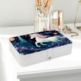 thumbnail image 6 of Unicorn Portable PU Leather Jewelry Organizer with Removable Compartment, Necklace Holder, Bracelet Holder, and Jewelry Boxes, 6 of 6