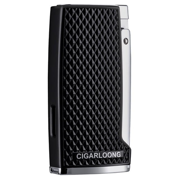 Cigar Lighter, Three-Tube Windproof Direct Impact Travel Portable Cigarette Lighter, Gift Box Packaging