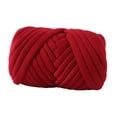 thumbnail image 5 of Tachiuwa Thick Chunky Yarn Bulky Giant Yarn Hand Crocheted DIY Filling Crocheting Weight Yarn Bulky Yarn for Craft Pillows Cushion Hats Red, 5 of 10