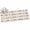 Beige, variant on 2x3ft Area Rug,Birds Sparrows on Cables Washable Large Rugs Soft Non-Slip Floor Rug White Snow Points Non-Shedding Indoor Carpets for Living Room Bedroom Home Office Nursery