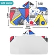 thumbnail image 4 of Yayeee Kids Hooded Towels Toddler Soft Absorbent Beach Bathing Wrap 50" x 23.5", Yelllow Simple Shapes, 4 of 5