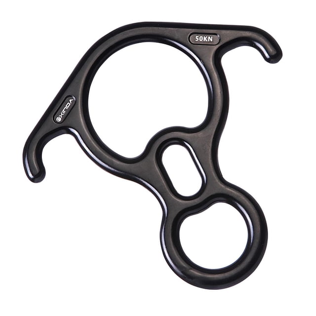 50KN Safety Tree Surgeon Rock Climbing Descender Rappelling Gear Equip Zulema Descensor de escalada