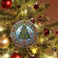 thumbnail image 5 of Stained Glass Patterns Christmas Tree Ceramic Ornament for Christmas Decorations, Christmas Ornament for Xmas Tree Decors, Ceramic Tree Ornament for Christmas Hanging Decorations, 5 of 5