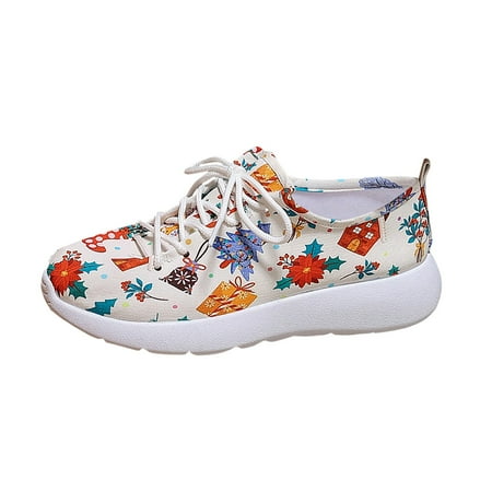 

Jungdeepe Women s Fashion Christmas Themed Printed Sneakers Lace Up Casual Shoes Sandals Women Casual Work Big Boys Shoes Casual Swimsuit Cover Ups Women Men Shoes Wide Shoe Mens Casual