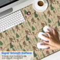 thumbnail image 2 of Long Mouse Pads for Desk,Beige Bigfoot and Forest Pattern Desk Mats on Top Of Desks, Desk Mouse Pad Extra Large with 3mm Non-Slip Base and Stitched Edge for Gaming,Office,Work,Home 47.3"x23.6", 2 of 6