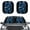 Blue Dragonfly, variant on Jeiento Dragonfly Windshield Sun Shade for Truck SUV Car Easy to Install Heat and UV Rays That Keeps Vehicle Cool Removable Automotive Accessories Universal Car Decoration