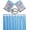 Blue, variant on Venice Elegant Home Heavy Duty Vinyl Shower Curtain Liner With 12 Metal Grommets 2-Pack Sand