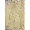 thumbnail image 4 of Coolnut Autumn Leaves Thermal Insulated Blackout Grommet Printed Window Curtain - 84x55 in - 100% Polyester 2 Panels, Symmetry, 4 of 6