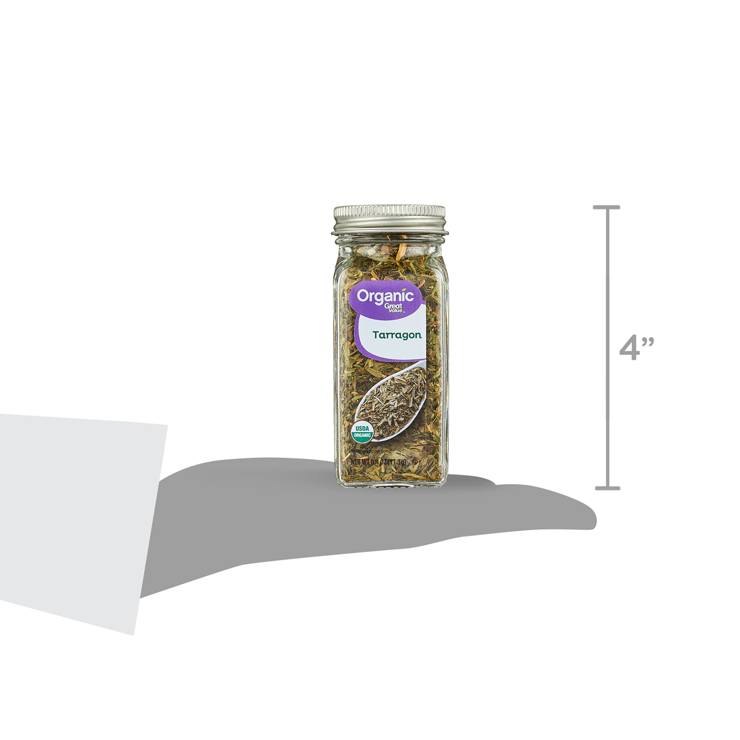 (3 pack) Great Value Organic Tarragon, 0.4 oz