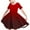 Red, variant on Odeerbi Kids Girls Summer A-Line Dress Cute Gradient Swing Dress Kids Kids Short Sleeve Stretchy Dress Kids Girls Clothes