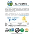 thumbnail image 5 of Certified Glyphosate Residue Free Yellow Lentils | 18 lb Bag | Non-GMO | Kosher | Vegan, 5 of 6