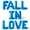 Blue, variant on Letter Balloons - FALL IN LOVE 16" Inch Alphabet Letters Foil Mylar Balloon Fall Engagement Party Banner (Gold)