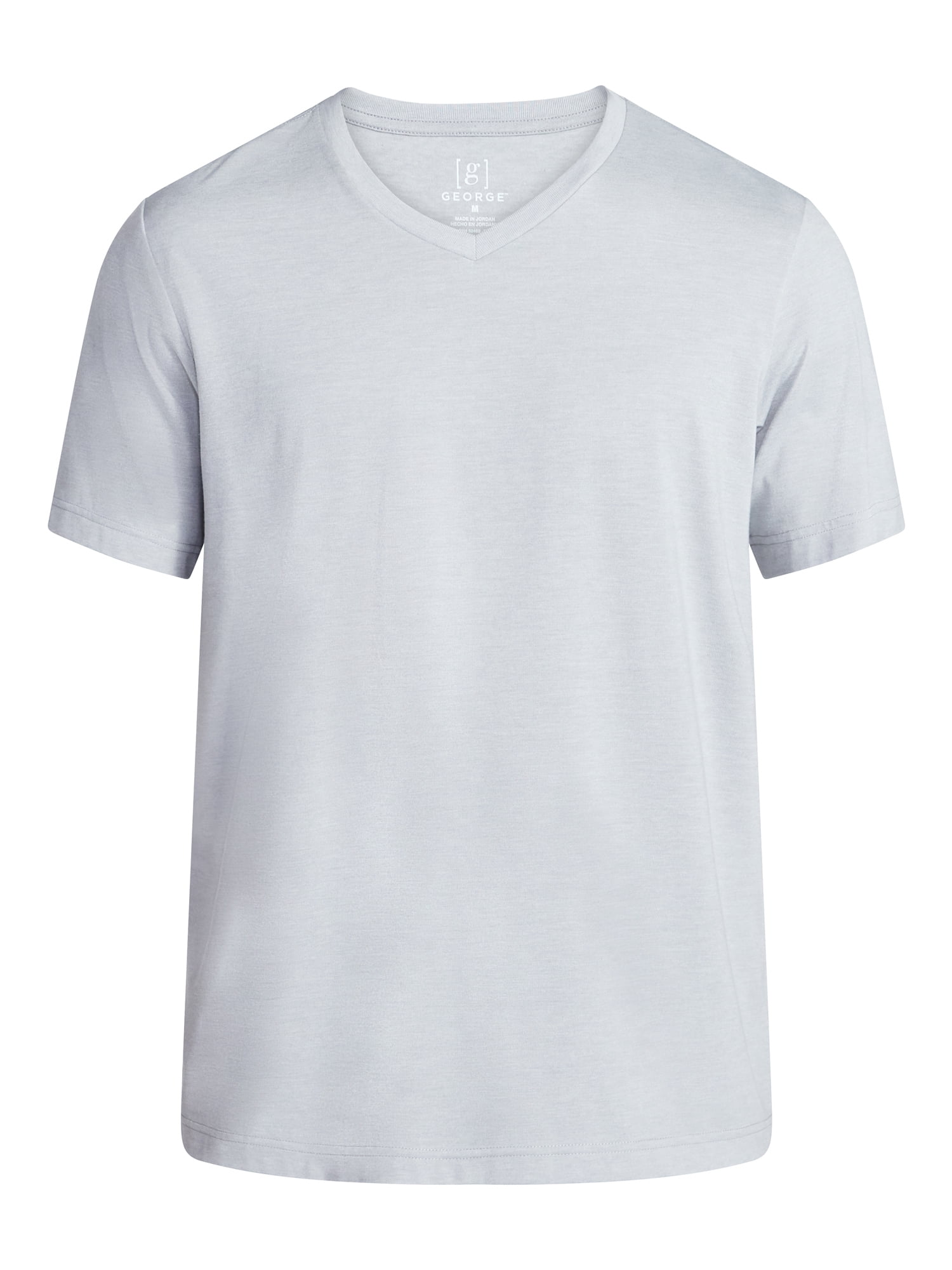 George Men's & Big Men's Relaxed Fit Short Sleeve V-Neck Tee, Sizes S-3XL