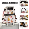 thumbnail image 3 of FORMRS Mini Backpack Purse for Women Travel Daypack Casual Shoulder Bag, Gray Autumn Leaves, 3 of 7