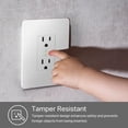 thumbnail image 4 of Kasa Smart Plug KP200, In-Wall Smart Home Wi-Fi Outlet Works with Alexa, Google Home & IFTTT, No Hub Required, Remote Control, ETL Certified , White,, 4 of 9