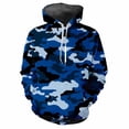thumbnail image 2 of Sudadera con capucha con estampado 3D de jungla para hombre, sudadera con patrón de camuflaje, sudadera informal de gran tamaño para deportes al aire libre, sudaderas con capucha de camuflaje para niñ, 2 of 4