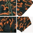 thumbnail image 4 of Camo Pants Women High Waisted Wide Leg Casual Camoflage Cargo Pants Baggy Elastic Waist Straight Jeans Trousers, 4 of 10