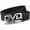 Black, variant on Wuqi Y2K DVD Buckle Belt for Women Men, 1.5 Inch PU Leather Streetwear Belt for Jeans Cargo Pants, Black White