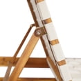 thumbnail image 4 of Christopher Knight Home Outdoor Wood Chaise Lounge Chair, Adjustable 4-Position Recliner with Rope Seat, Teak, 4 of 12