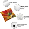 thumbnail image 4 of Nawypu Throw Pillow Covers Oil Painting Pretty Poppy Flower Cushion Pillow Case Home Decor Pillowcase 2pcs 22x22in, 4 of 6
