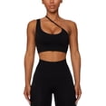 thumbnail image 5 of Conjunto de fitness de punto para correr, sujetador deportivo, pantalones de yoga de cintura alta, conjunto de yoga sin costuras, 5 of 5