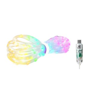 LED Curtain String Lights 400 Leds Curtain String Lights 3.3Ft X 3.3Ft Multicolor App Bluetooth Led Fairy Lights for Bedroom Usb Powered