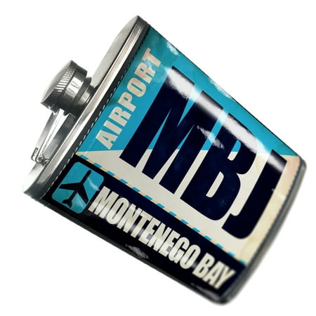 

NEONBLOND Flask Airportcode MBJ Montenego Bay