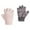 A01-Pink, variant on FYDUU Kids Bike Gloves Outdoor Sports Cycling Gloves Kids Half Finger Fingerless Workout Gloves Breathable Cute School Clothes 10-12 Years