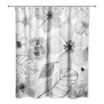 thumbnail image 2 of Creative Products Watercolor Flowers Gray 71 x 74 Shower Curtain, 2 of 2