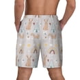 thumbnail image 2 of Lsque Mens Swim Trunks Animals In Tribe Pattern - Bathing Suit Compression Liner - Beach Swim Shorts Swimwear - (S-3XL) - Stretch Quick Dry -X-Large, 2 of 9